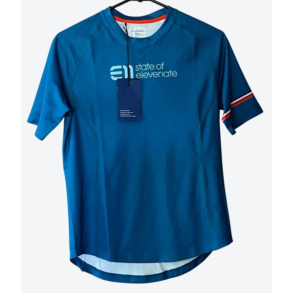State of Elevenate Women's XS Blue Sapphire All Mountain Short Sleeve T-Shirt